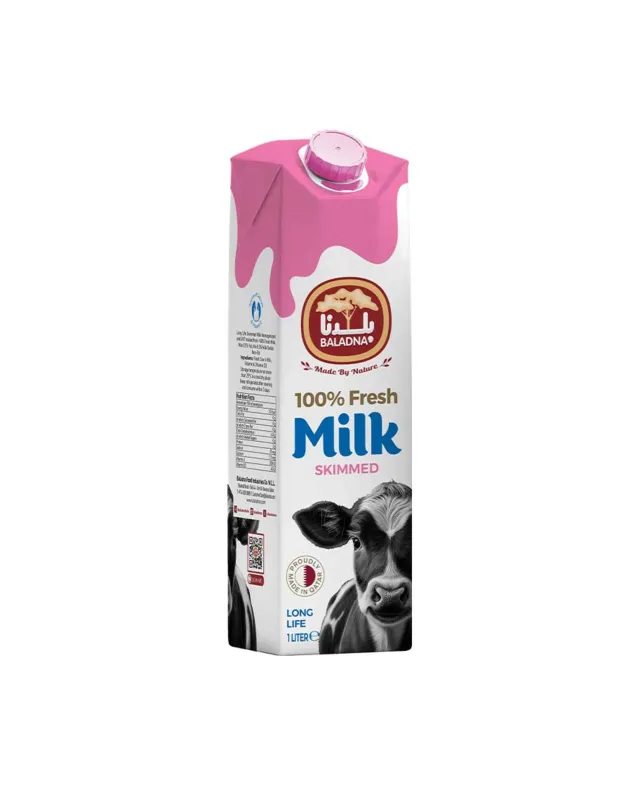 Baladna Uht Skimmed Milk 1ltr