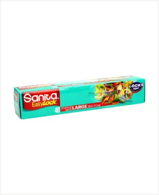 Sanita Easy Lock Storage Bag Large 40pcs