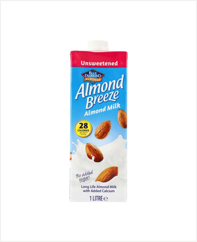 Blue Diamond Almond Breeze Milk Unsweetened 1ltr
