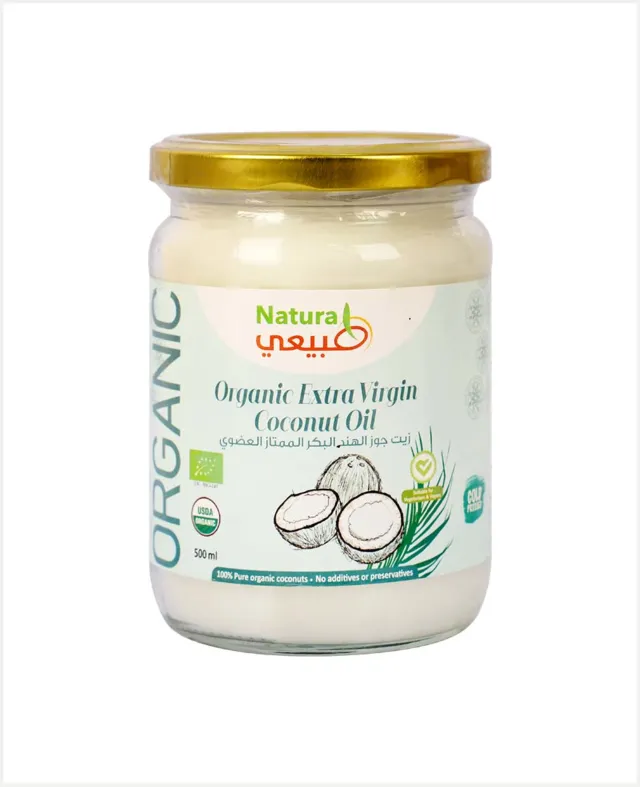 Natural Organic Extra Virgin Coconut Oil 500ml
