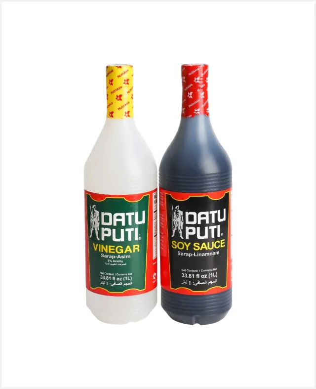Sold OutDatu Puti Vinegar 1ltr+soy Sauce 1ltr