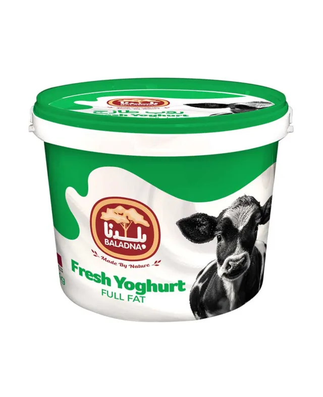 Baladna Fresh Cow Yoghurt Full Fat 2kg