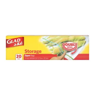 Sold OutGlad Storage Zipper Bags 20's