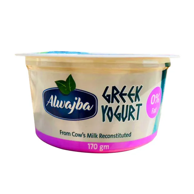 Sold OutAlwajba Greek Yogurt 0% Fat 170gm