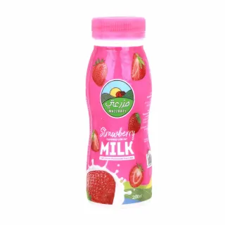 Mazzraty Fresh Strawberry Milk Low Fat 200ml