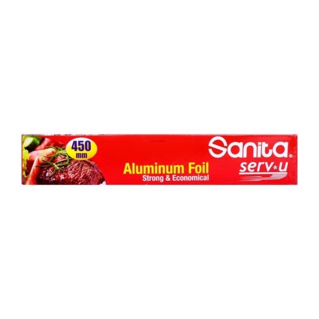 Sanita Aluminium Foil 450mmx85mtr