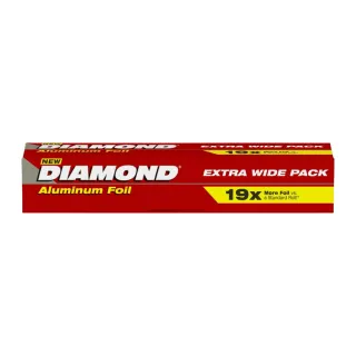 Diamond Aluminum Foil Extra Wide Pack 100mx45cm