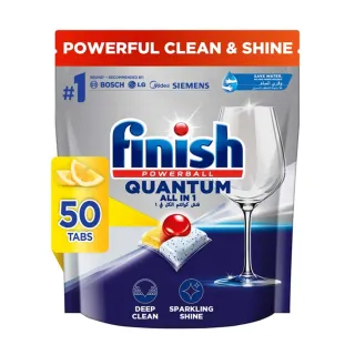 Finish Quantum All in 1 Lemon Sparkle 50 Tabs 520gm