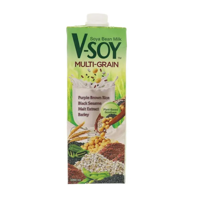 Sold OutV-soy Soya Bean Milk Multi-grain (tetra) 1ltr
