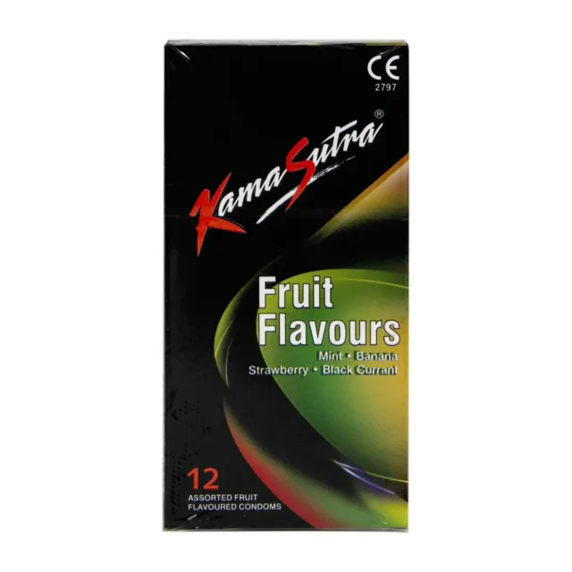 Kama Sutra Fruit Flavours Condoms 12pcs