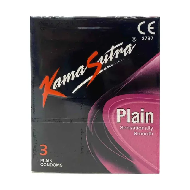 Kama Sutra Plain Condoms 3pcs