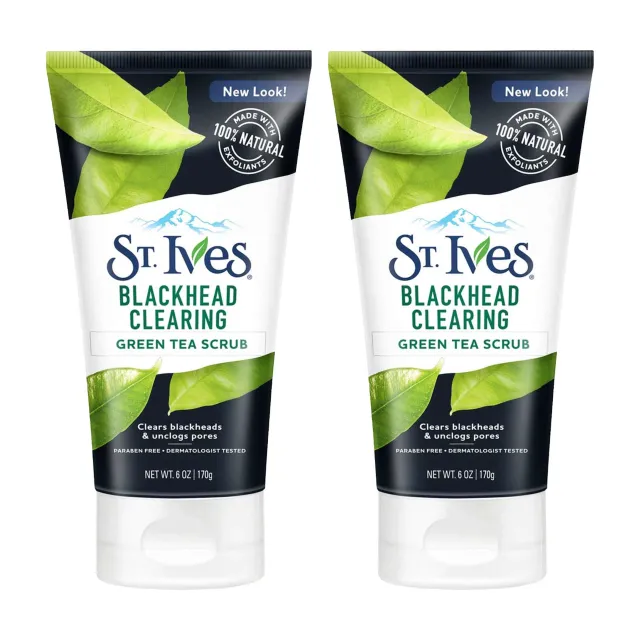 St. Ives Blackhead Clearing Green Tea Scrub 2x170gm