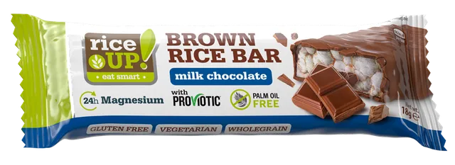 Rice Up Rice Bar Milk Chocolate 18 g