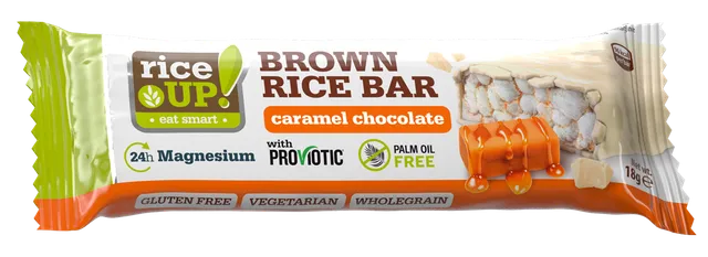 Rice Up Rice Bar Caramel Chocolate 18 g