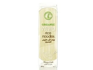 ORGANIC LARDER RICE NOODLES WHITE 220 GM