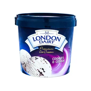 لندن ديري كوكيز اند كريم آيس كريم علبة, 1L