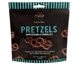 Melly's Milk Chocolate Pretzels 120 g