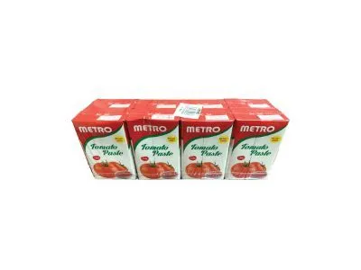 ميترو معجون طماطم 8X135g