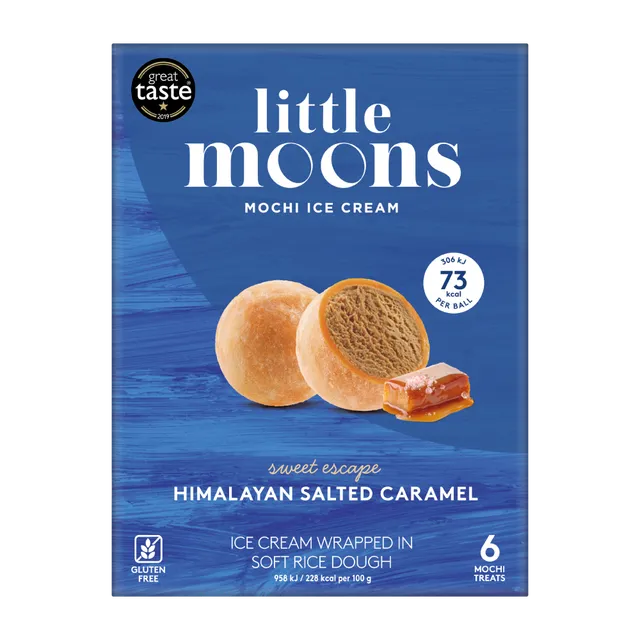 Little Moons Gluten Free Himalayan Salted Caramel Mochi Ice Cream 192g