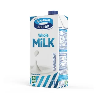 سدافكو السعودية حليب كامل الدسم 1 لتر