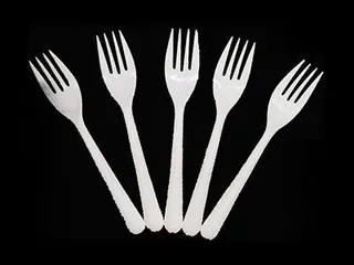 Sparkle Plastic Fork 50 pcs