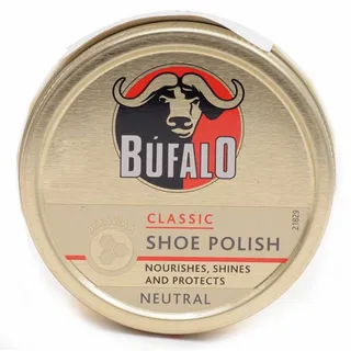 Bufalo Classic Beeswax Shoe Polish Black 75 ml