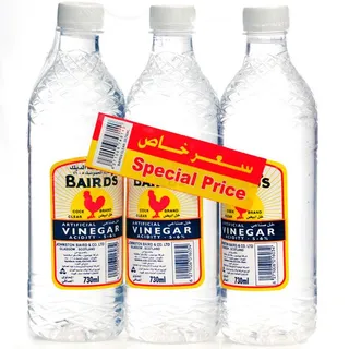 Bairds Clear Vinegar White 3 pcs x 730 ml