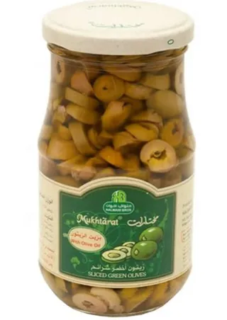 Halwani Sliced Green Olives 325g
