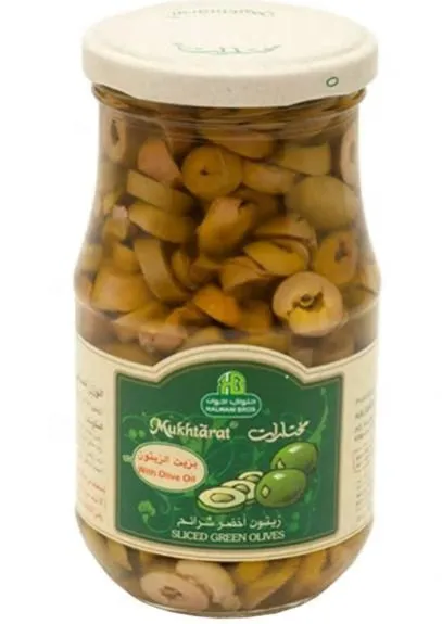 Halwani Sliced Green Olives 325g