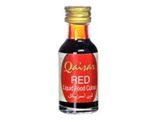 Qaisar Liquid Food Coloring Red, 28ml