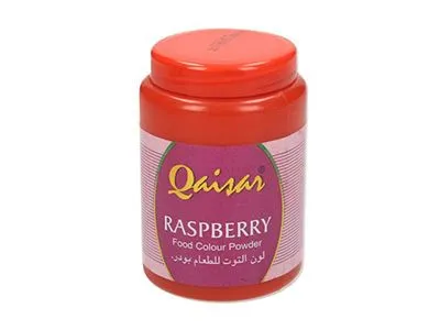 Qaisar Food Color Powder Raspberry, 100g