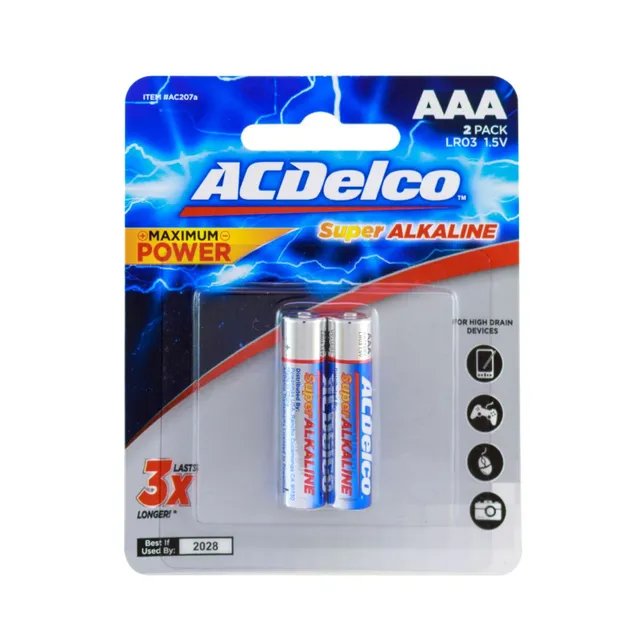ACDelco Alkaline AAA Battery 2 pcs