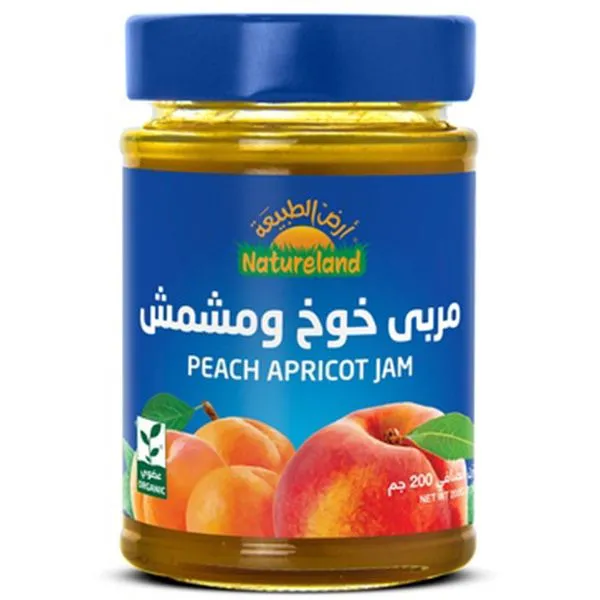 Natureland Organic Jam Peach Apricot 200 g