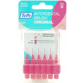 Tepe Interdental Brush Orig Pink Blister 0.4Mm Size 0 6s