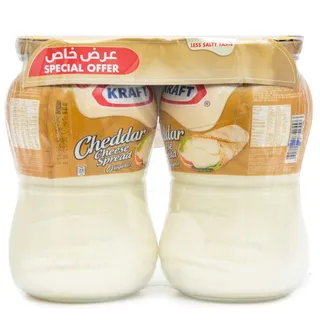 Kraft Gold Spreadable Cheddar Cheese Jar, 2x870g