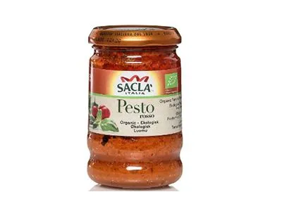 Sacla Organic Red Pesto 190Gm