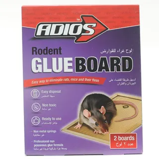 Adios Rodent Glue Board 2 Boards
