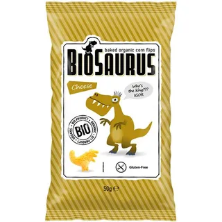 Bio Saurus Gluten Free Baked Organic Corn Snack Cheese 50 g