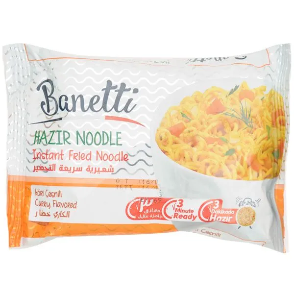 Banetti Instant Fried Noodles Curry Flavored 75 g