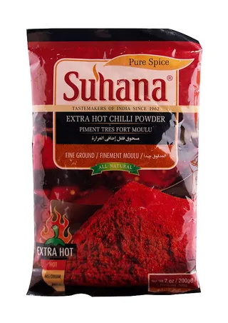 Suhana Extra Hot Chilli Powder 200 Gm