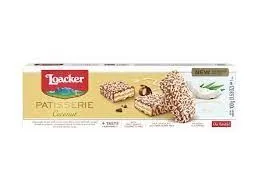 Loacker Patisserie Coconut Cream & Milk Chocolate Wafer, 100g