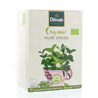 Dilmah Organic Pure Natural Green Tea 2 g x 20 Sachets