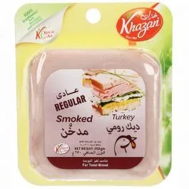 Khazan Regular Smoked Turkey Square Slices 250g