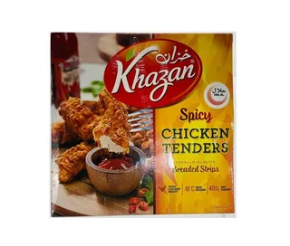 Khazan Premium Spicy Chicken Strips, 400g