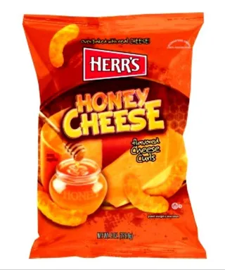 Herr's Honey Cheese Flavored Curls, 28g
