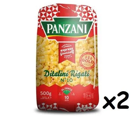 Panzani Ditalini 500g x 2