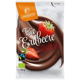 Landgarten Organic Strawberry Milk Chocolate 50g