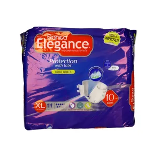 Sanita Elegance x Large Night Unisex Adult Briefs 10s
