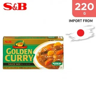 S & B Golden Curry Medium Hot 220 g