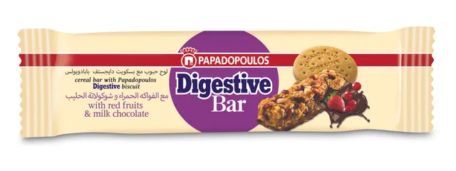 Digestive Bar With Fruits And Chocolate 28 g